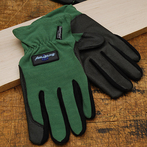 Guantes de jardín de seguridad verdes - Grandes