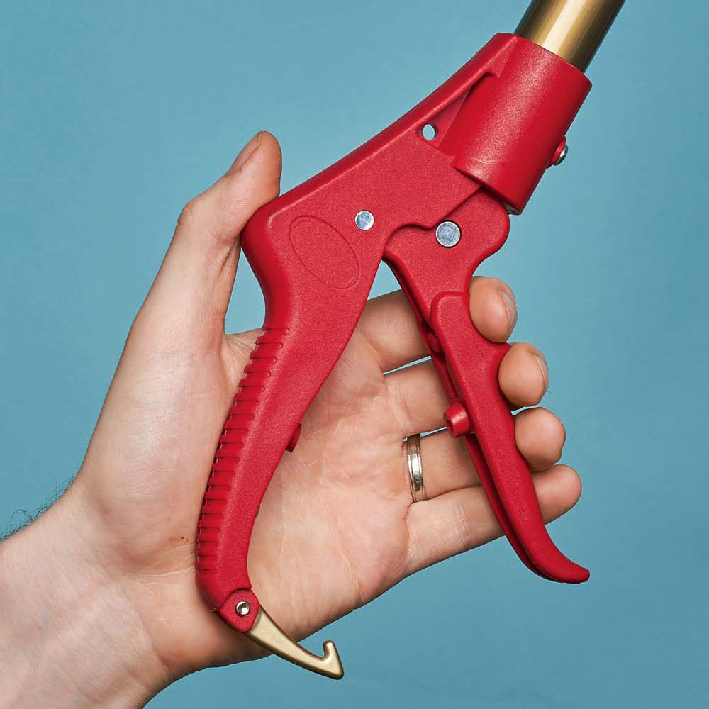 Recolector de fruta telescópico con pértiga de largo alcance y bolsa de recolección