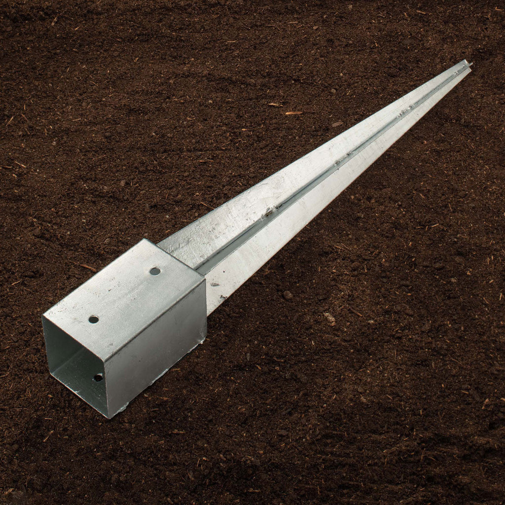 Anclaje galvanizado en caliente para postes de madera de 4x4