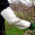 Protectores de brazo de lona para jardinero