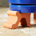 Patas tradicionales de terracota para macetas elevadoras de jardineras grandes de arcilla natural