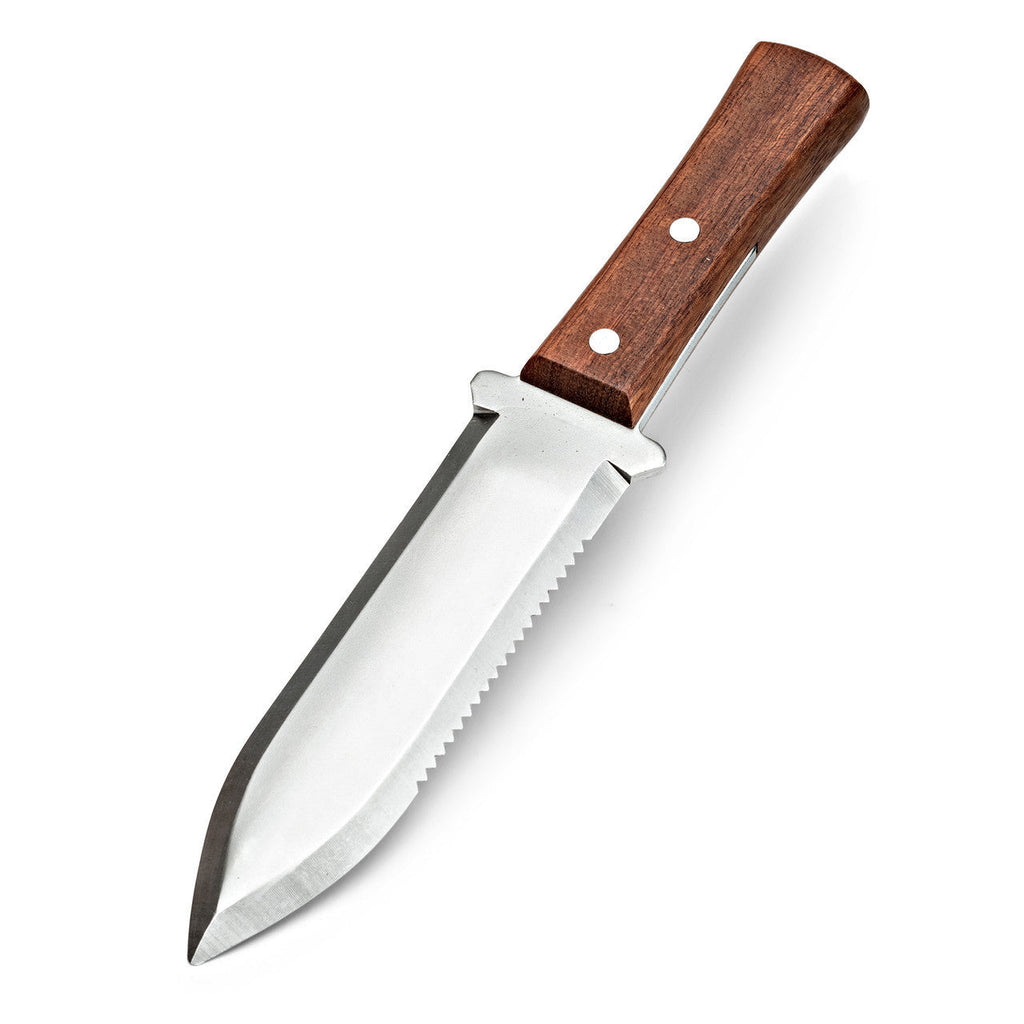 Cuchillo Hori Hori con Bolsa de Lona Encerada, Tijeras de Podar y Paletas