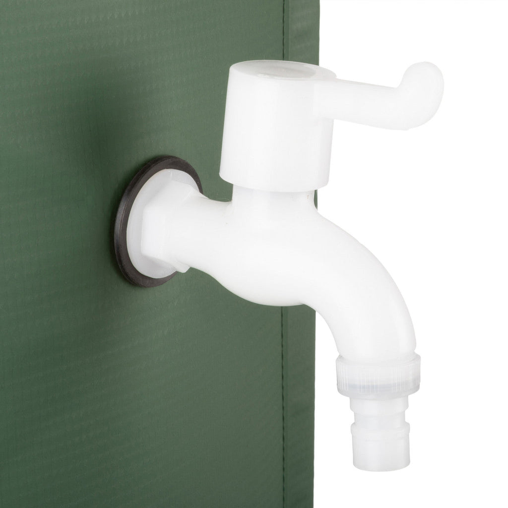 Depósito de agua de lluvia plegable de 26 galones - Verde
