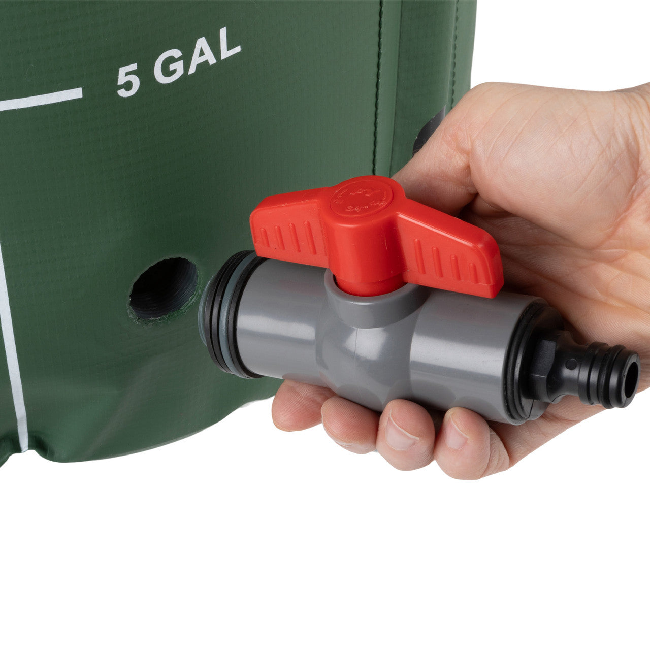 Depósito de agua de lluvia plegable de 26 galones - Verde