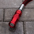 Boquilla de manguera contra incendios de aluminio anodizado rojo, rociador ajustable, herramienta de riego de jardín