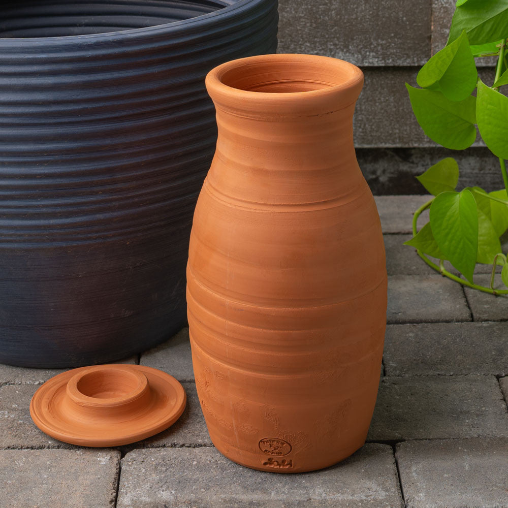 Hidratador de jardín de terracota para jarrón tradicional